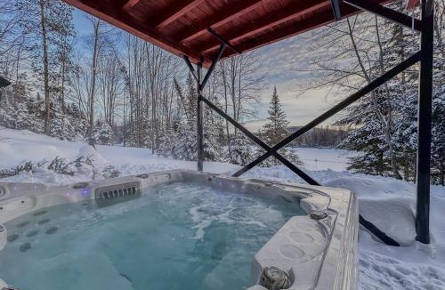 Ste-Lucie-des-Laurentides Ski Chalet | Le Willow Spa, billiards, BBQ, lake & kayaks