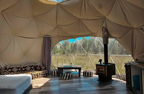 Mattawa RV Rental | Lovely Dome Rental for Cozy Glamping Escapes to Nature in Mattawan, Ontario