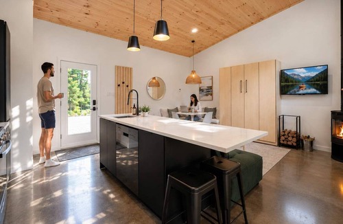 Notre-Dame-de-la-Merci Ski Chalet | Lux Chalet with spa, sauna & hammam | Saint-Donat