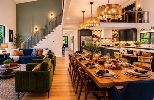 Elkton House | Luxury 7BR Riverfront-Sleeps Large Groups Hottub