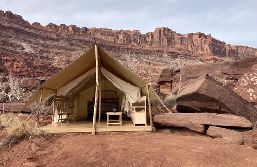 Moab Cabin | Moab Glamping Luxury Private Tent for 2