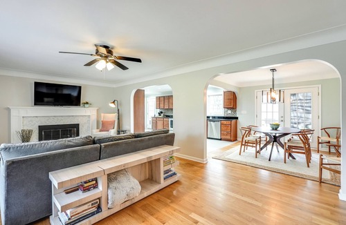 Orange House | Modern 3-bedroom single story Chagrin Falls Home with large private yard