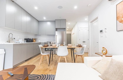 Bushwick Apartment | Modern Brooklyn Duplex with Backyard & W/D