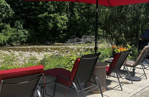 Painesville House | Nature and Wine Lover’s Paradise—5BR Home with Hot Tub, Sauna & Creek.