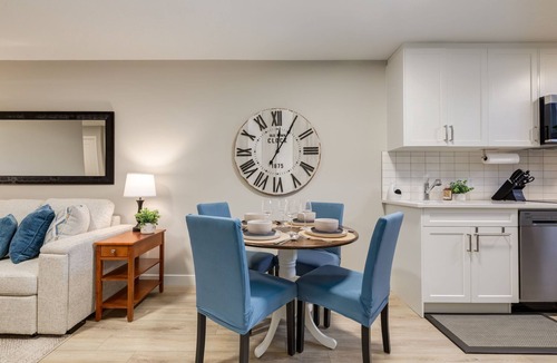 Southeast Calgary House | Newly Built Suite | Central Kitchen Laundry Soaktub Workspace