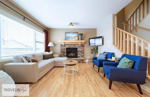 Southwest Edmonton House | Nordic Oasis near West Edmonton Mall with Hot Tub, King Ensuite & Fire Table