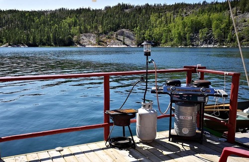 Duncan Lake Boat Rental | Off-Grid Glamping Site near Graham Lake, Ideal for Outdoor Adventures