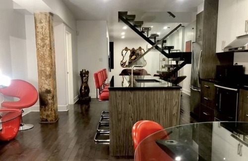 Cite Multimedia Apartment | Old Montreal Waterfront - 2 Condos, 2 Stories Each, Full Floor Luxury Living