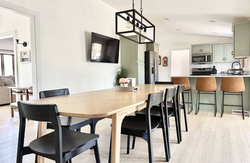 Fish Creek House | Orchard Ranch - Fish Creek | Sleeps 10 Trails Coffee Bar Snowshoes