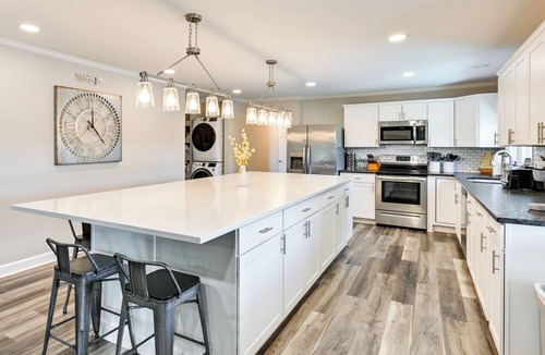 Denver House | Private Beach, Dock & Pool! Lake Norman Family Gem