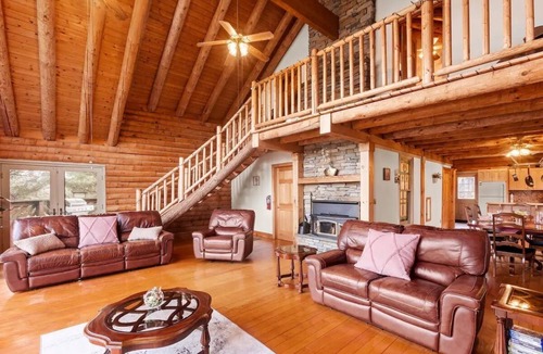 Tunkhannock Cabin | Private Cabin · Heated Pool, Sauna & Hot Tub · 2 Acres