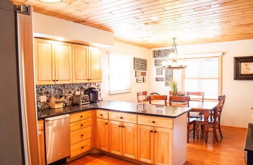 Munising House | Private Lakefront Escape - Dock, Kayaks, Boat Launch & Sunset Views