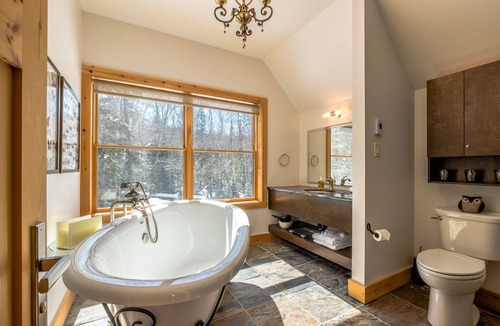 Lac Superieur Village Ski Chalet | RCNT Chalets /4 bedroom Chalet with private spa