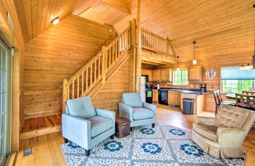 Manistique House | Secluded Lake Michigan Home: Private Fire Pit