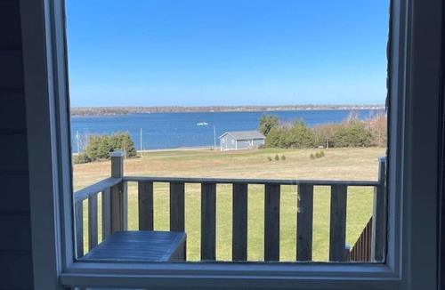 Commercial Cross Cottage | Serene Cove Retreat Blue Cottage-overseeing beautiful Montague River and and peaceful harbor
