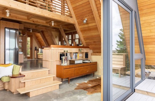 LaHave Cabin | Shackup A-frame— Private Hot Tub & Beach Access