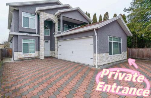 Richmond House | Si & Daniel Home Near YVR Airport & Skytrain Separate Entry Free Parking
