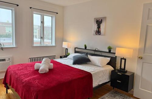 West New York Apartment | Spacious with NYC views, washer & dryer