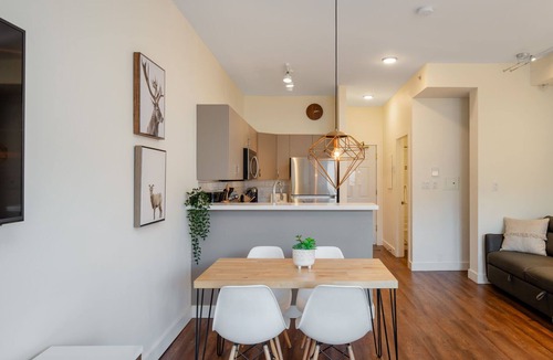 Village North Condo | Studio | Market Pavilion | Private Balcony | Common Hot Tub | Epic Village Location | Parking