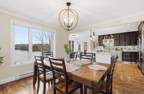 Bedford House | Stylish lakefront home with hot tub and stunning views