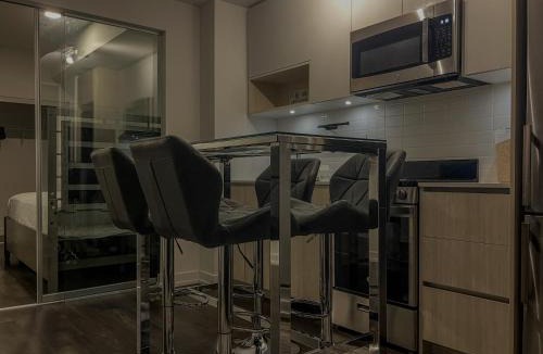 The Queensway Apartment | Stylish New 1BR in Toronto with Fast WiFi and Private Workspace
