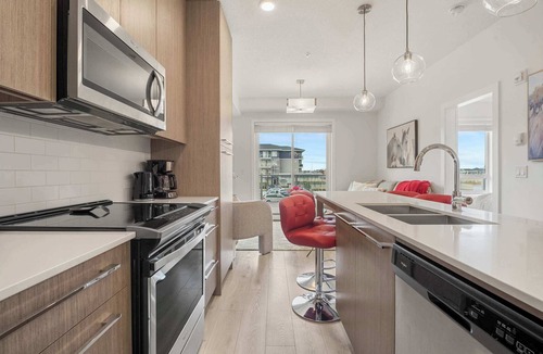 Calgary Apartment | The Cornerstone | Near Airport | Gym | Modern 2/BR