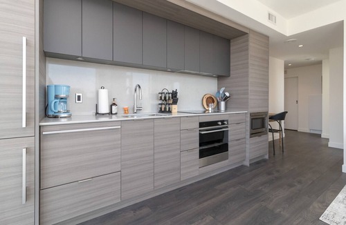Downtown Victoria Condo | The Vista-Views from 15th Floor, Work Desk and AC