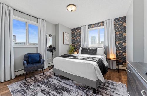 North Central Edmonton Apartment | Tower city view , pool , Gym