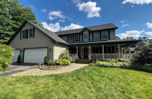 Battle Creek House | Waterfront Family Lake House Lux Decor, Electric Fire Pit + More