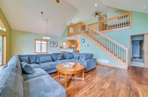 Rogers City House | Waterfront Lake Huron Getaway w/Private Beach!