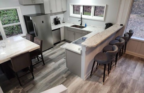 New Wilmington Cottage | Wi-fi Cottage Wooded Retreat with Private Hot Tub