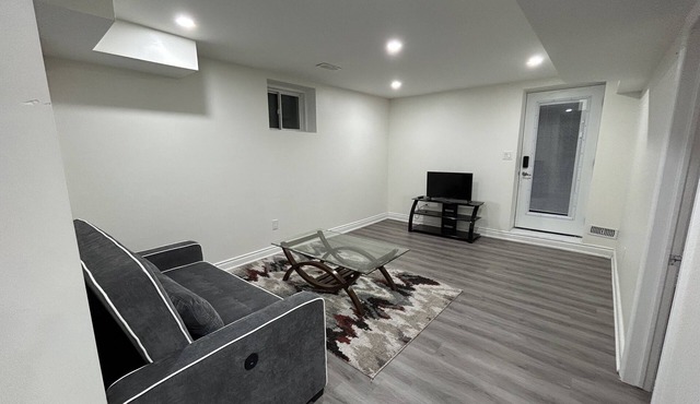 2 bedroom legal basement apartment with full bath, including private entrance