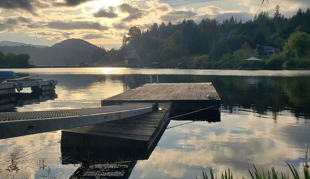 2 bedroom waterfront with private dock in downtown Lake Cowichan!
