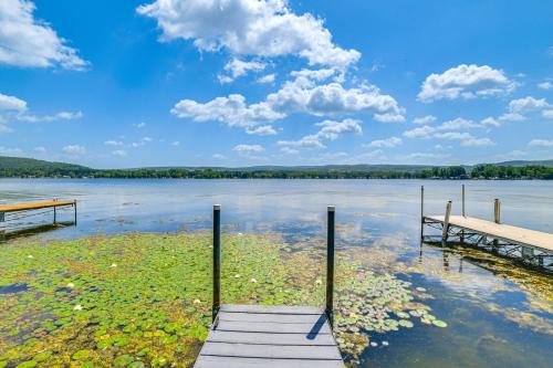 2 Lamoka Lake Cottages w/Views, Fire Pit & Dock