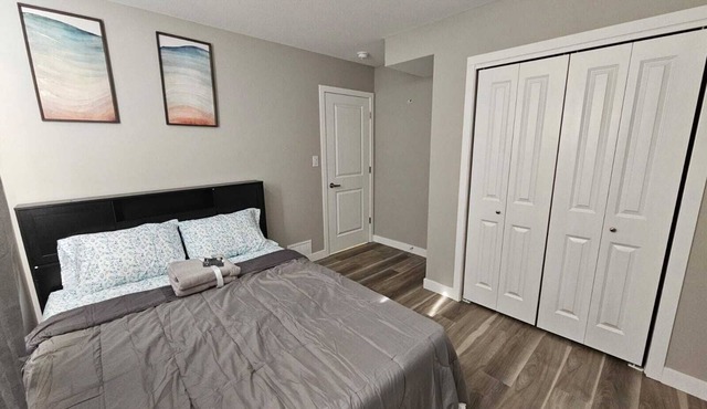 A Fully furnished basement suite with separate entrance.