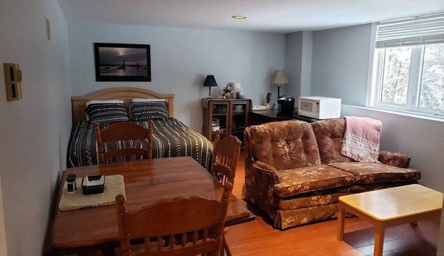 Basement with private entrance
