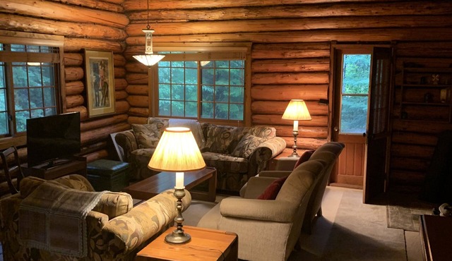 Beautiful cozy log cabin