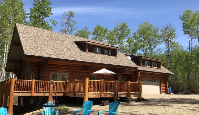 Beautiful Log Home in private setting