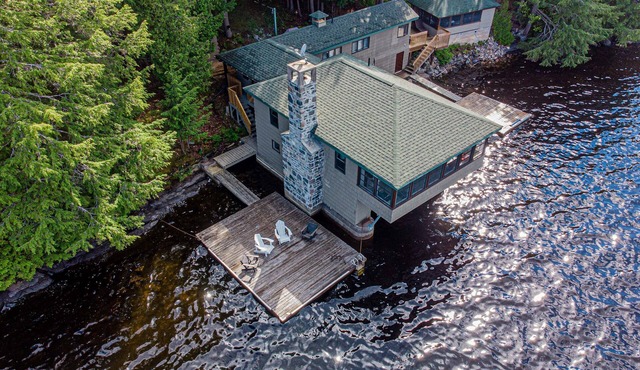 Boat House on Lake Catchacoma With Two Docks, Sun Porch and Sleeps 8