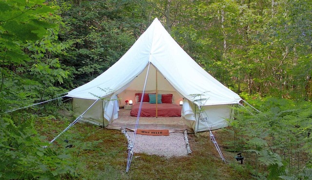 Boho Bell Tent: BLISS IN THE FOREST