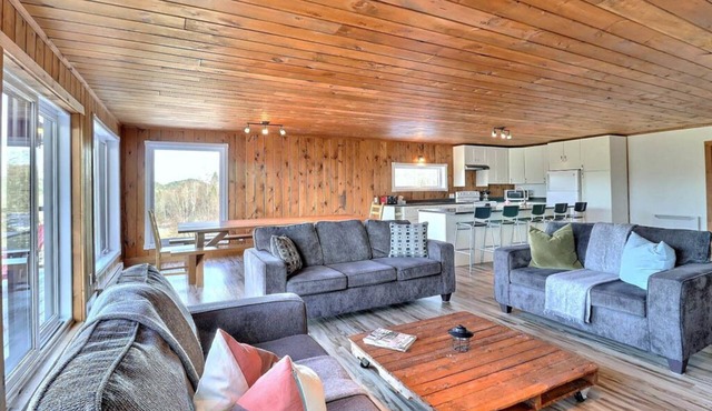 Chalet Jumeau A Mont Édouard Ski & Nature