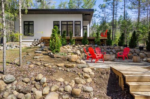 Chalet moderne et chaleureux