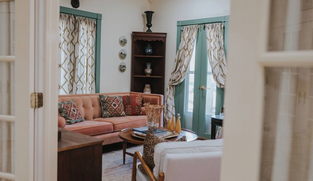 Charming cottage on 8 acres of peace & tranquility just a short drive from town.