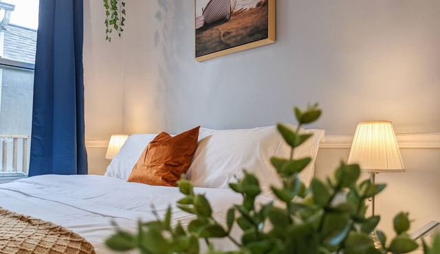 Cheerful & cozy downtown 2bdr with free parking
