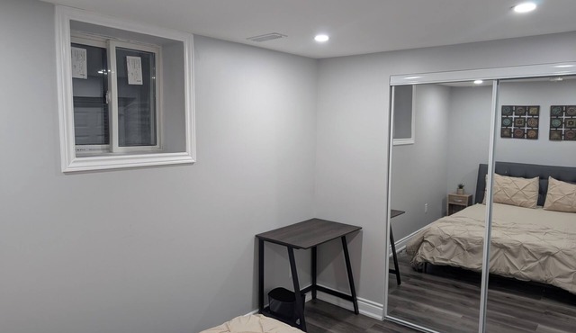 Clean and Cozy 2 BR basement unit with shared bathroom and kitchen