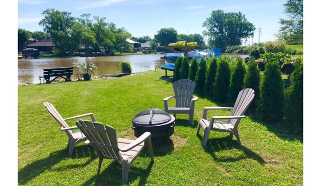 Clean two bedroom home on the water