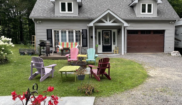 Coach House in forest setting in Bala, Muskoka that has been recently remodeled.