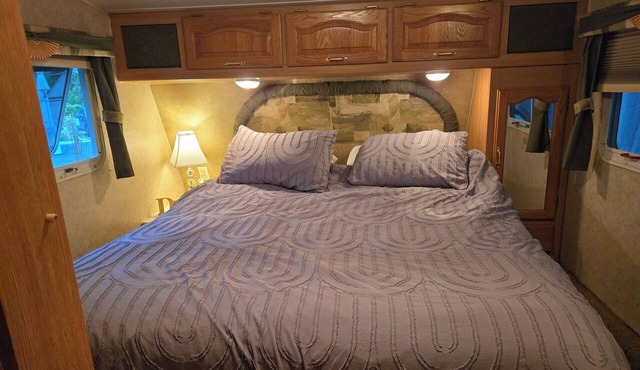 Comfortable RV in a farm