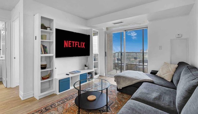 Downtown Condo with Balcony & Free Parking