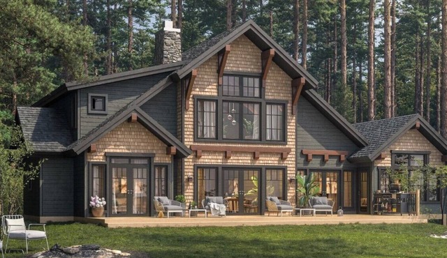 Escape with the whole family to this new lakefront cottage on Red Rock Lake